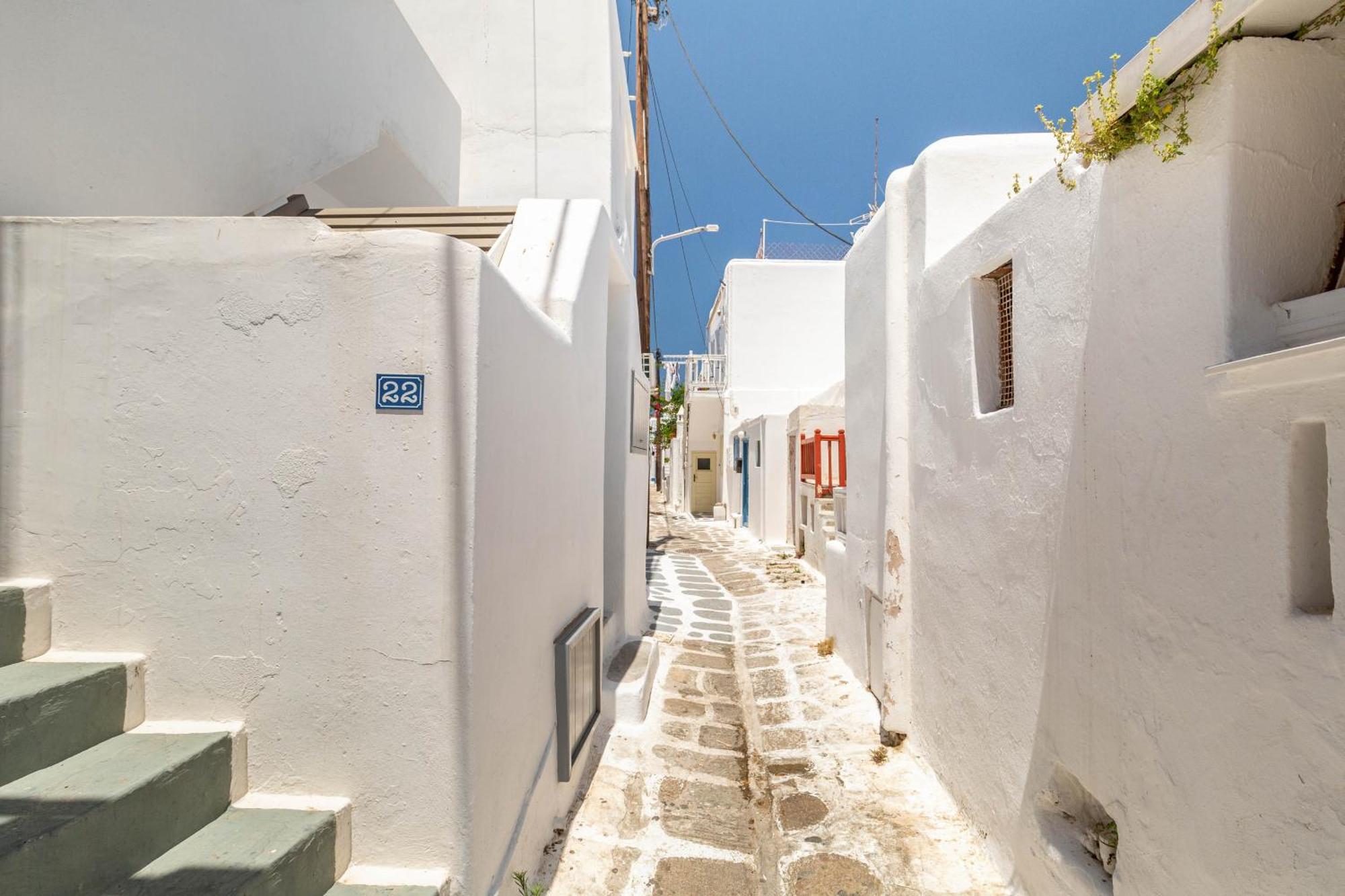 Elenitas Flat Next To The Windmills Mykonos Town Exterior foto